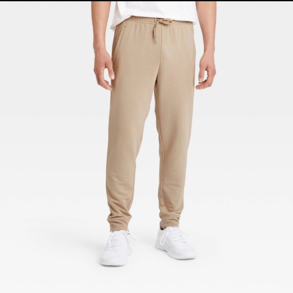 Men’s Soft Gym Pant-Khaki-all in motion